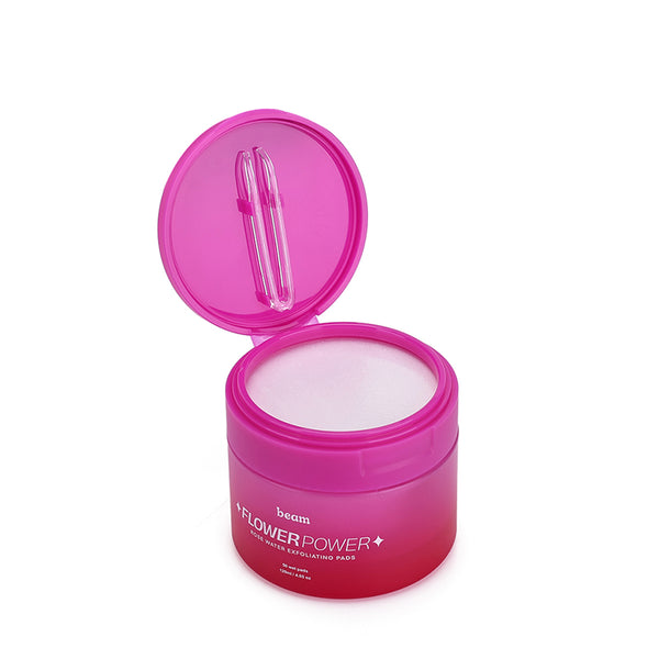 Rose water exfoliating pads